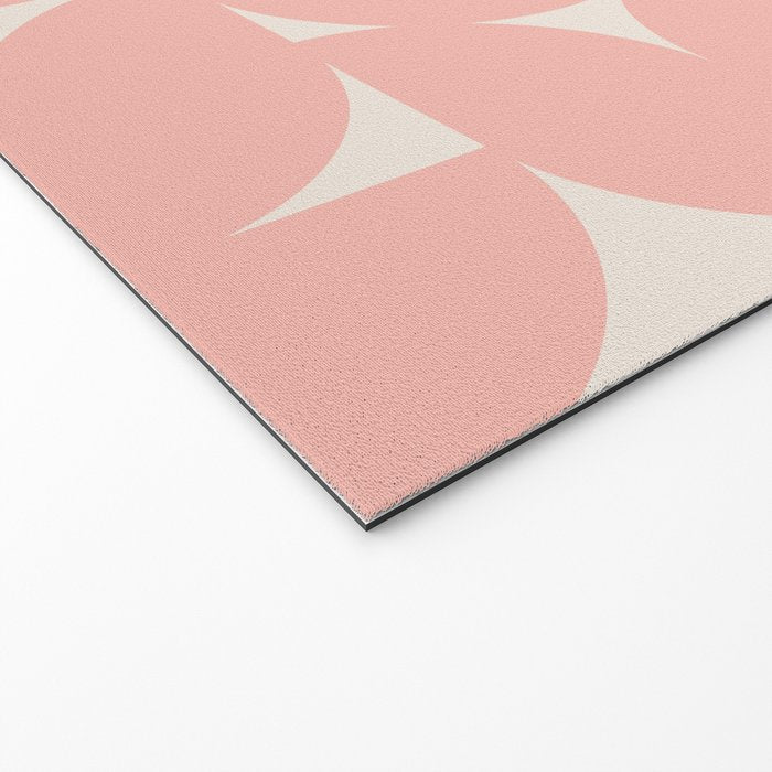 Contemporary Geometric Shapes - Soft Pink Welcome Mat Gallery Image 2