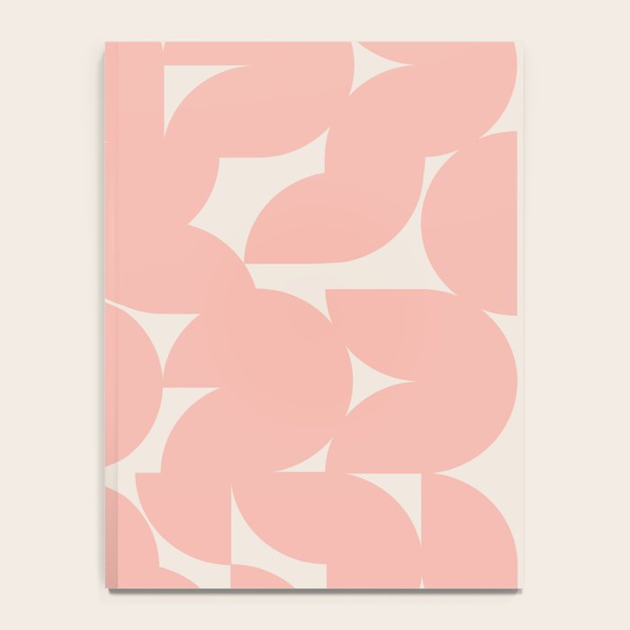 Contemporary Geometric Shapes - Soft Pink Notebook Gallery Image 4