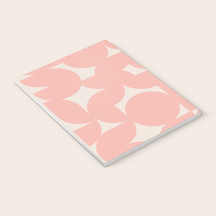 Contemporary Geometric Shapes - Soft Pink Notebook Gallery Image 3