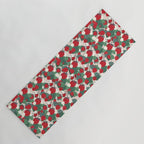 Strawberries and leaves Yoga Mat Gallery Image 1