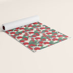 Strawberries and leaves Yoga Mat Gallery Image 2