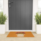 Ivory Vintage Flower Vase on Marigold Welcome Mat Gallery Image 3