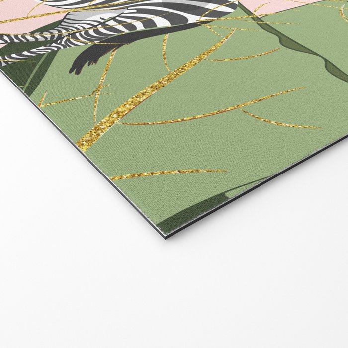 Zebra Harem #society6 #decor #buyart Welcome Mat Gallery Image 2
