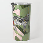 Zebra Harem #society6 #decor #buyart Travel Mug Gallery Image 3
