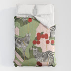 Zebra Harem #society6 #decor #buyart Comforter Gallery Image 6