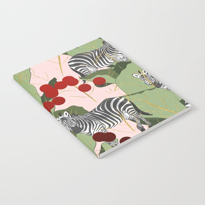 Zebra Harem #society6 #decor #buyart Notebook Gallery Image 1