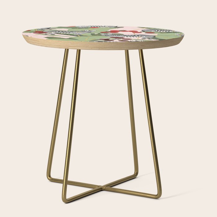 Zebra Harem #society6 #decor #buyart Side Table Gallery Image 1