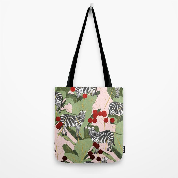Zebra Harem #society6 #decor #buyart Tote Bag Gallery Image 2
