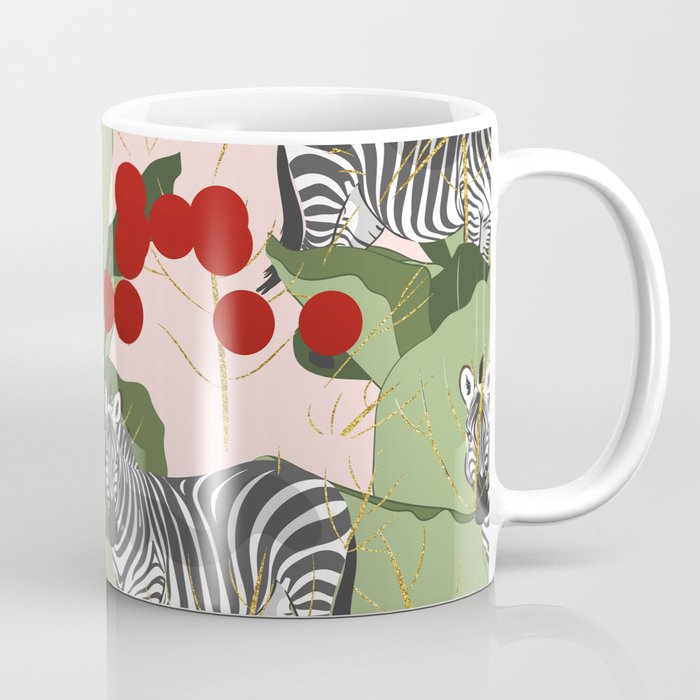 Zebra Harem #society6 #decor #buyart Coffee Mug Gallery Image 1