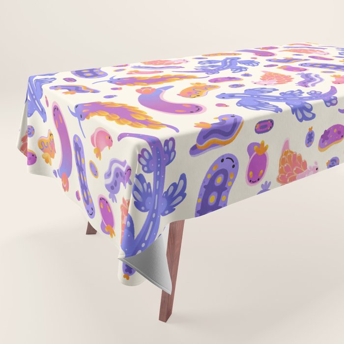 sea slug - pastel Tablecloth Gallery Image 1