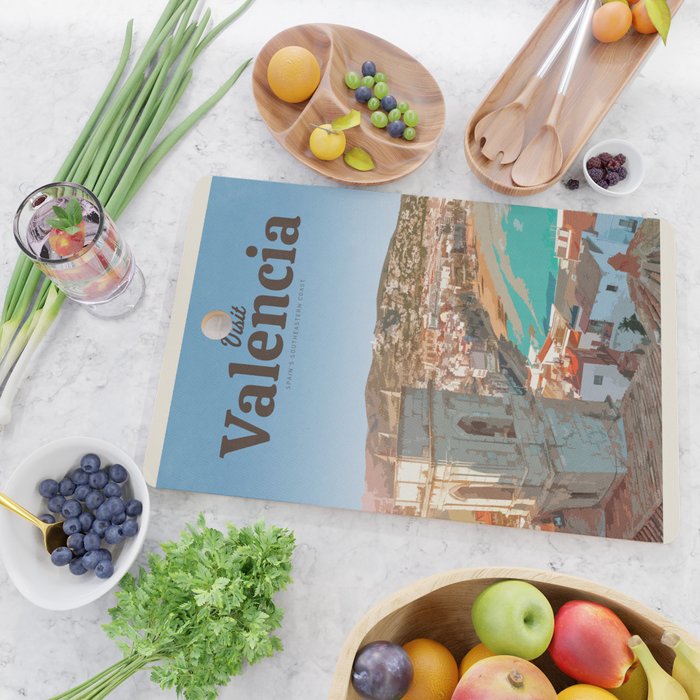 Visit Valencia Cutting Board Gallery Image 2