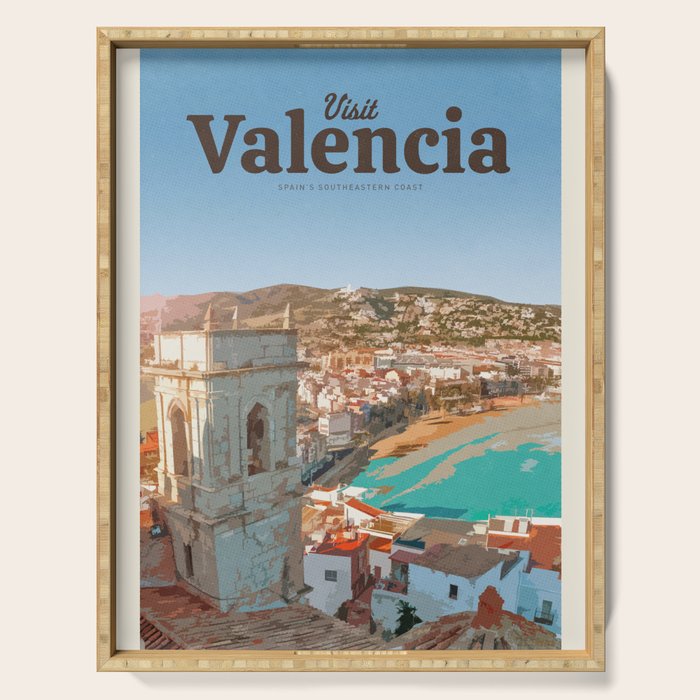 Visit Valencia Serving Tray Gallery Image 1