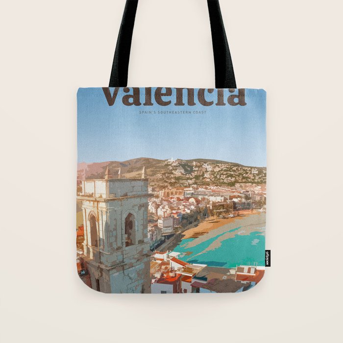Visit Valencia Tote Bag Gallery Image 1
