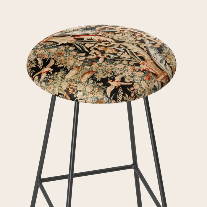 Antique French Gobelins Aubusson Tapestry Print Stool Gallery Image 2