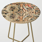 Antique French Gobelins Aubusson Tapestry Print Side Table Gallery Image 2