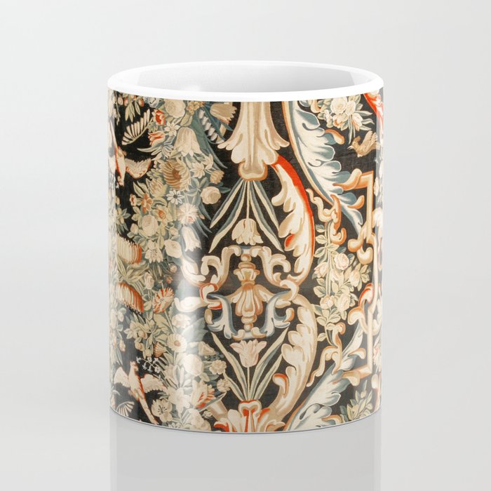 Antique French Gobelins Aubusson Tapestry Print Coffee Mug Gallery Image 4