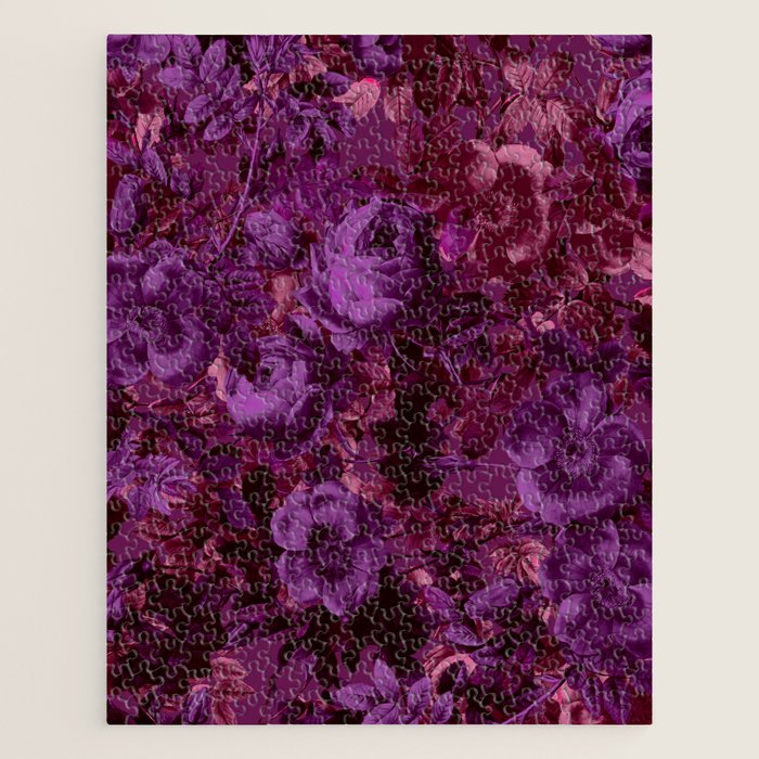 Viva Magenta 18-1750 Pantone's Color of the Year 2023 Jigsaw Puzzle