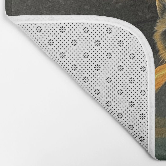 Fire Breathing Raccoon Bath Mat Gallery Image 2