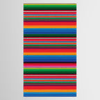 Serape Saltillo Red Tablecloth Gallery Image 2
