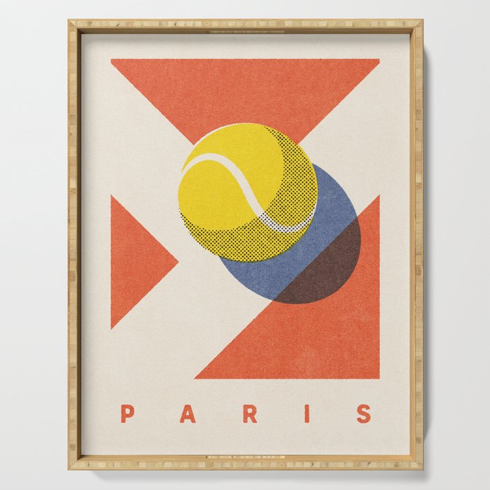 BALLS - Tennis - Grand Slam - Paris Serving Tray Gallery Image 1