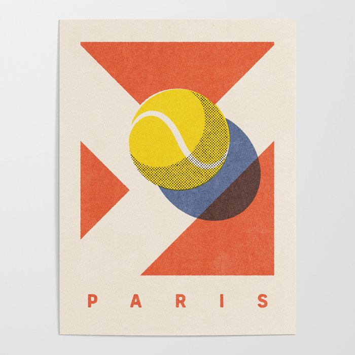 BALLS - Tennis - Grand Slam - Paris Poster Gallery Image 1