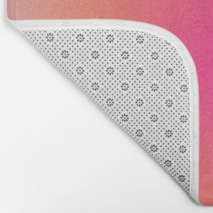 Vintage Colorful Gradient Bath Mat Gallery Image 2