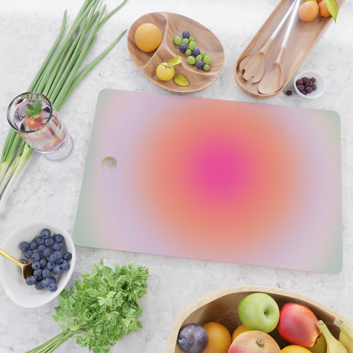 Vintage Colorful Gradient Cutting Board Gallery Image 2