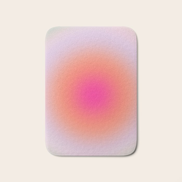 Vintage Colorful Gradient Bath Mat Gallery Image 1
