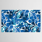 Tropical watercolor flower nature art pattern Tablecloth Gallery Image 2