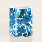 Tropical watercolor flower nature art pattern Coffee Mug Gallery Image 4