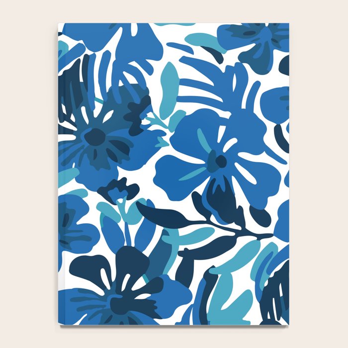 Tropical watercolor flower nature art pattern Notebook Gallery Image 4