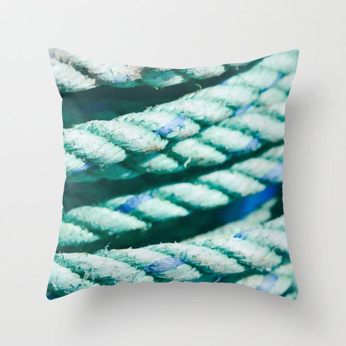 Nautical Rope II Throw Pillow Gallery Image 1