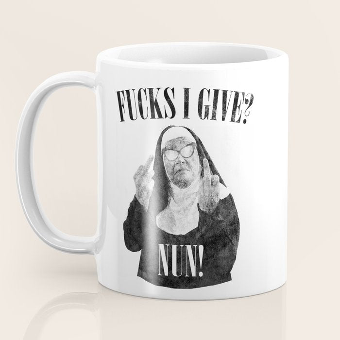 Funny Fucks I Give, Nun Saying Coffee Mug Gallery Image 3