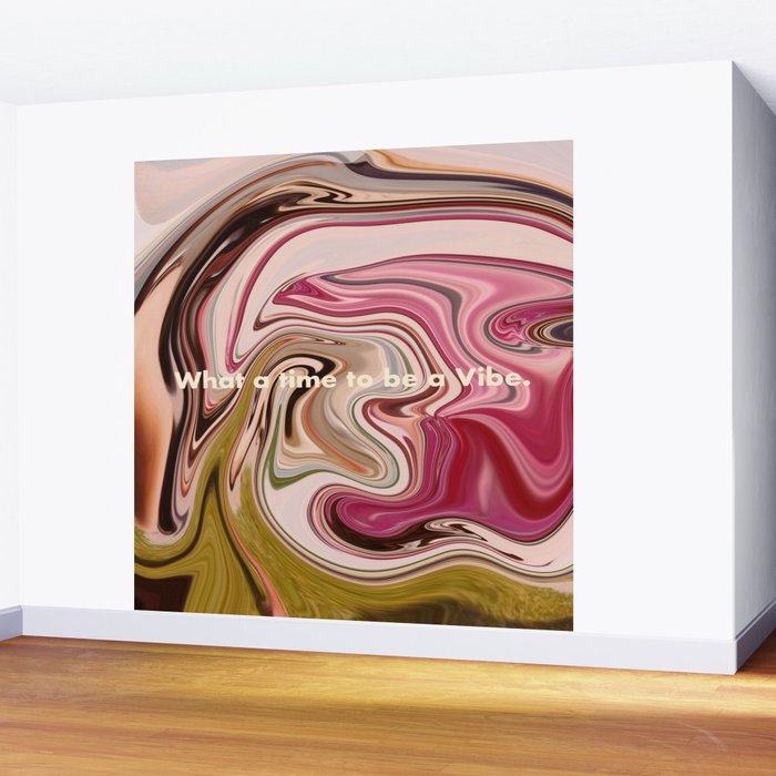 Groovy Vibes Only Wall Mural Gallery Image 2