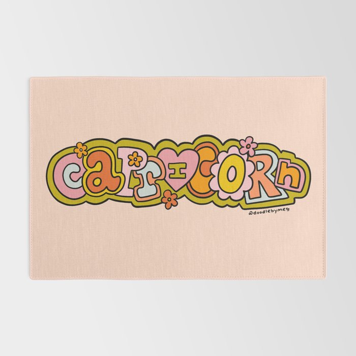 Capricorn Doodle Letters Rug Gallery Image 2