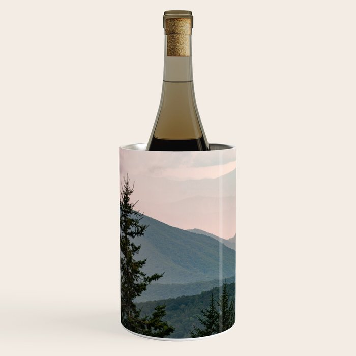 Smoky Mountain Pastel Sunset Wine Chiller Gallery Image 2