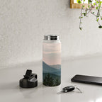 Smoky Mountain Pastel Sunset Water Bottle Gallery Image 4