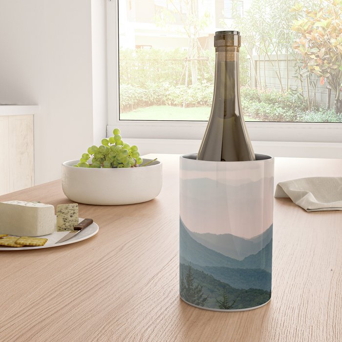 Smoky Mountain Pastel Sunset Wine Chiller Gallery Image 4
