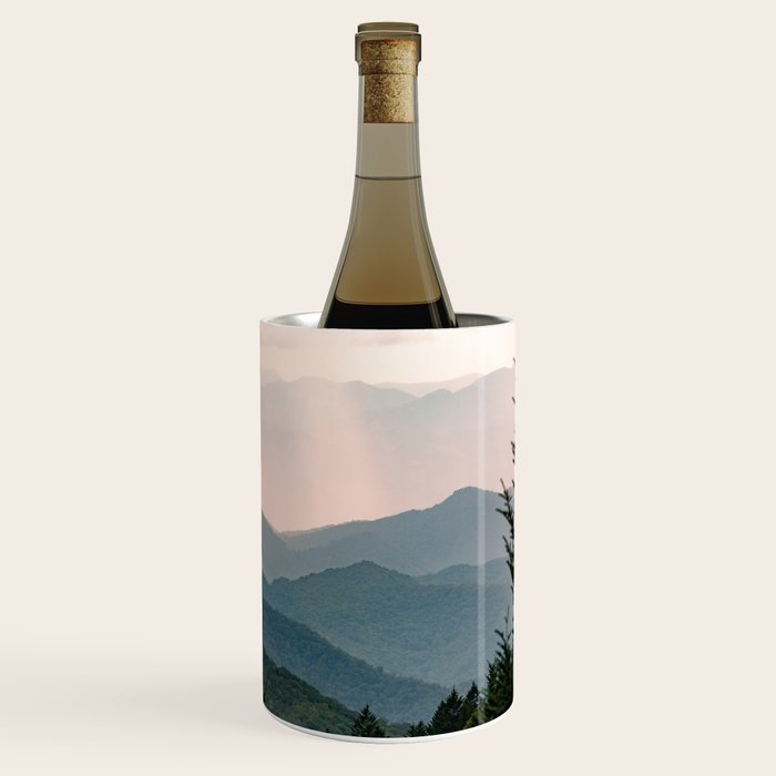 Smoky Mountain Pastel Sunset Wine Chiller Gallery Image 3