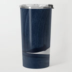 Minimalist Painting Blue I, Navy Decor Travel Mug Gallery Image 2