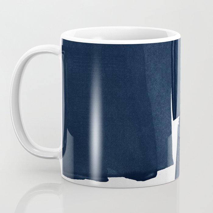Minimalist Painting Blue I, Navy Decor Coffee Mug Gallery Image 3