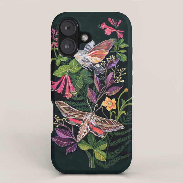 Hummingbird Moth iPhone Case Gallery Image 1