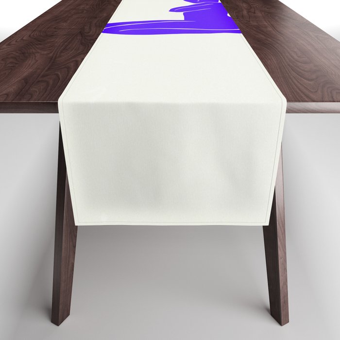Nude I: Electric Ultramarine Blue Edition Table Runner Gallery Image 1