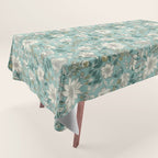 Elegant Vintage Floral Pattern Tablecloth Gallery Image 1