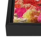 Chevron Flora II Framed Canvas Print Gallery Image 3