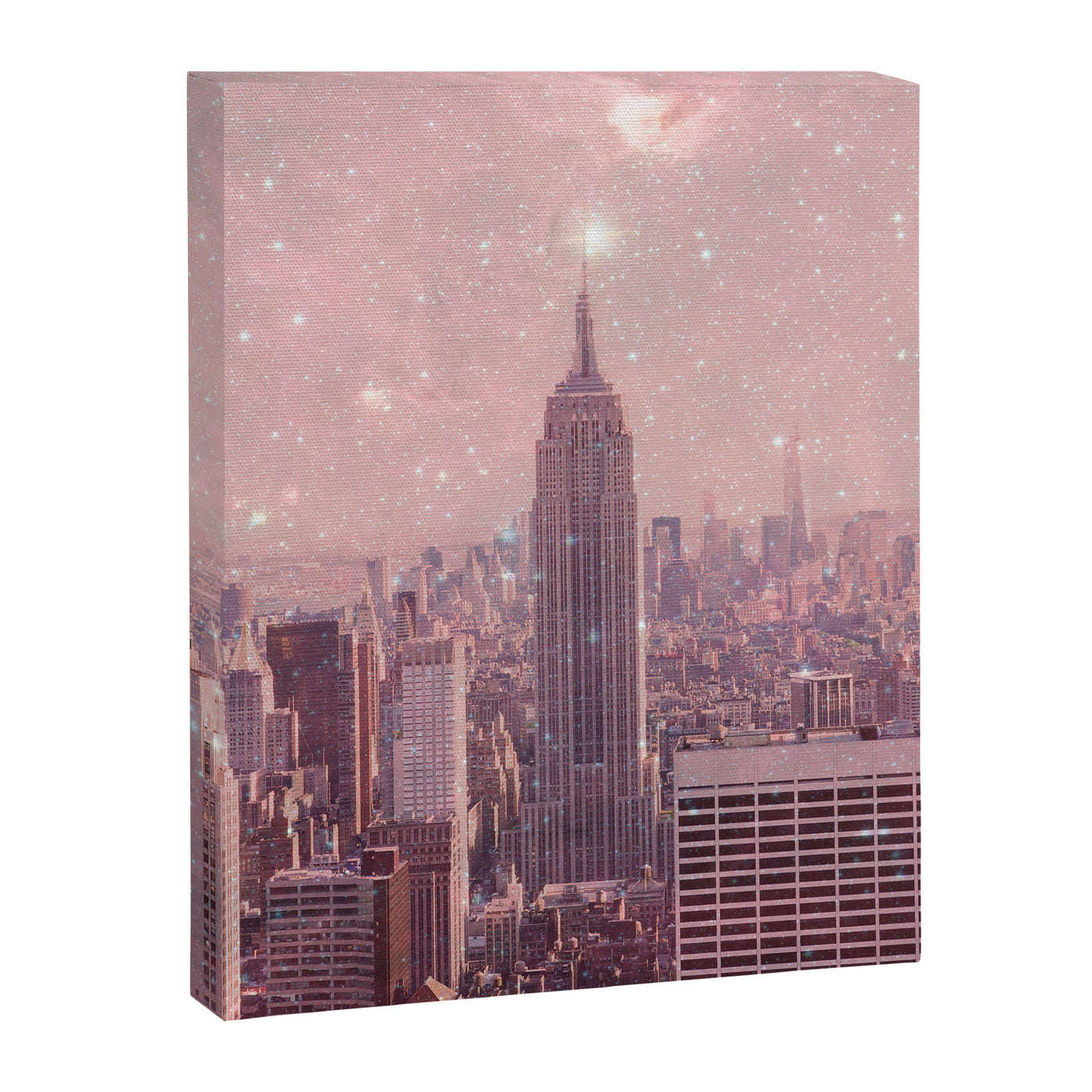 Stardust Covering New York Canvas Print