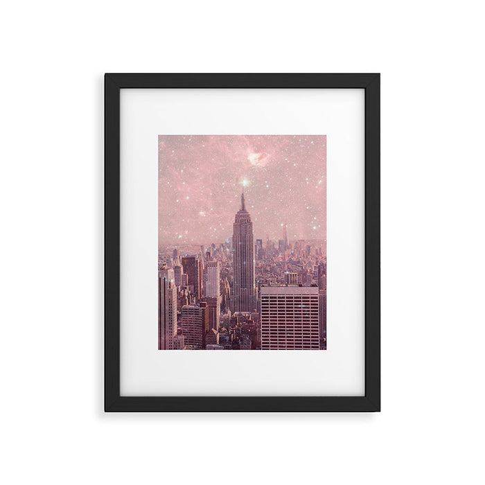 Stardust Covering New York Framed Art Print Gallery Image 1