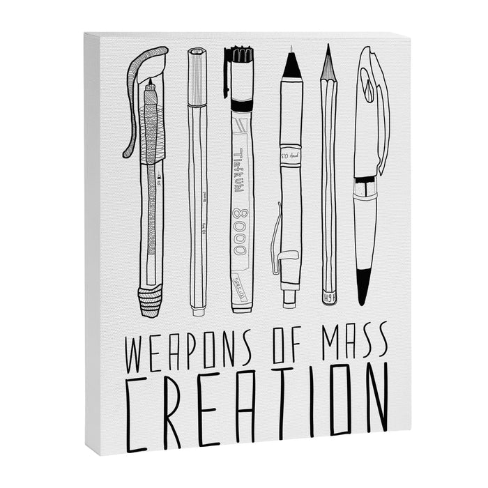 weapons of mass creation Canvas Print Gallery Image 1