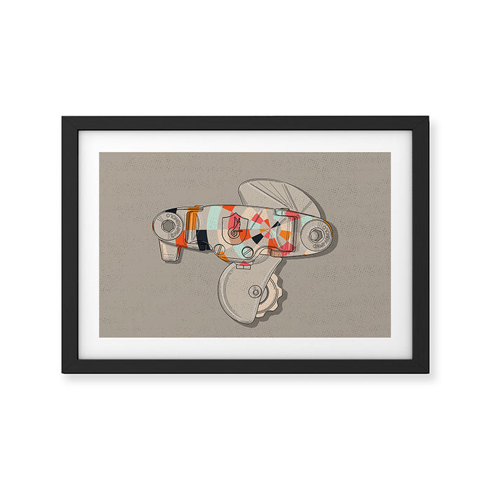 C-Record Framed Art Print Gallery Image 1
