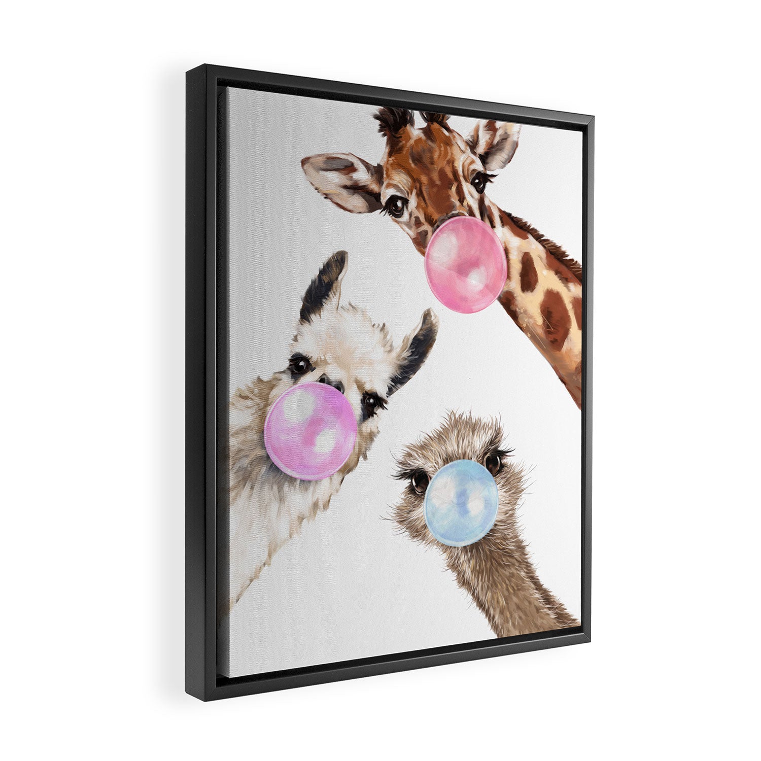 Bubble Gang Framed Canvas Print Gallery Image 2